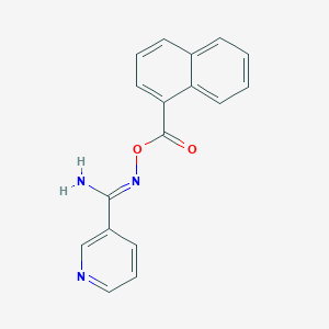N'-(1-naphthoyloxy)-3-pyridinecarboximidamide