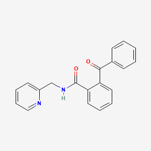molecular formula C20H16N2O2 B5747017 2-benzoyl-N-(2-pyridinylmethyl)benzamide 