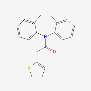 molecular formula C20H17NOS B5747077 5-(2-thienylacetyl)-10,11-dihydro-5H-dibenzo[b,f]azepine 