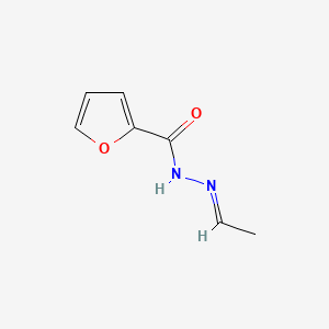 molecular formula C7H8N2O2 B574708 N'-Ethylidenefuran-2-carbohydrazide CAS No. 186793-36-2