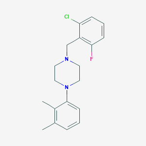 1-(2-chloro-6-fluorobenzyl)-4-(2,3-dimethylphenyl)piperazine