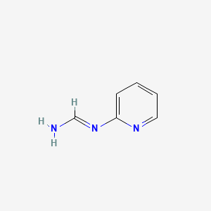 molecular formula C6H7N3 B574715 N-(Pyridin-2-yl)formimidamide CAS No. 193413-15-9
