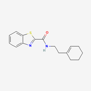 N-[2-(1-cyclohexen-1-yl)ethyl]-1,3-benzothiazole-2-carboxamide