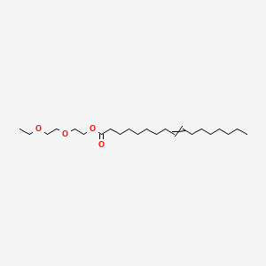 molecular formula C23H44O4 B574726 2-(2-Ethoxyethoxy)ethyl heptadec-9-enoate CAS No. 193087-42-2