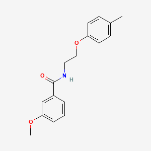 molecular formula C17H19NO3 B5747268 3-methoxy-N-[2-(4-methylphenoxy)ethyl]benzamide 