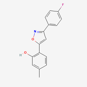 2-[3-(4-fluorophenyl)-5-isoxazolyl]-5-methylphenol