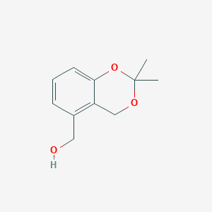 B057473 2,2-Dimethyl-4H-1,3-benzodioxin-5-methanol CAS No. 112429-70-6