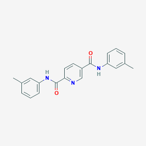 molecular formula C21H19N3O2 B5747324 N,N'-bis(3-methylphenyl)-2,5-pyridinedicarboxamide 