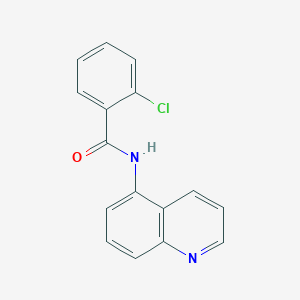 2-chloro-N-5-quinolinylbenzamide