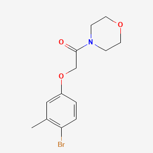 4-[(4-bromo-3-methylphenoxy)acetyl]morpholine