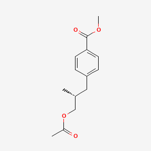 Methyl 4-[(2R)-3-acetoxy-2-methylpropyl]benzoate