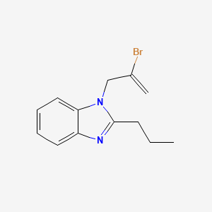 molecular formula C13H15BrN2 B5747369 1-(2-bromo-2-propen-1-yl)-2-propyl-1H-benzimidazole 