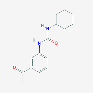 molecular formula C15H20N2O2 B5747408 N-(3-acetylphenyl)-N'-cyclohexylurea 