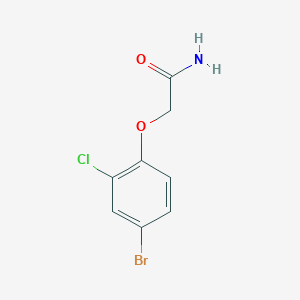 molecular formula C8H7BrClNO2 B5747492 2-(4-bromo-2-chlorophenoxy)acetamide 