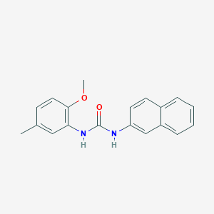 molecular formula C19H18N2O2 B5747506 N-(2-methoxy-5-methylphenyl)-N'-2-naphthylurea 