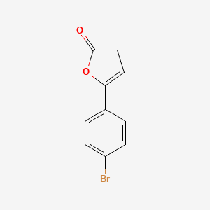 molecular formula C10H7BrO2 B5747520 5-(4-bromophenyl)-2(3H)-furanone CAS No. 60112-48-3