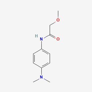 molecular formula C11H16N2O2 B5747618 N-[4-(dimethylamino)phenyl]-2-methoxyacetamide 