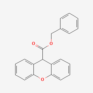 molecular formula C21H16O3 B5747625 benzyl 9H-xanthene-9-carboxylate 