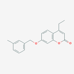 4-ethyl-7-[(3-methylbenzyl)oxy]-2H-chromen-2-one