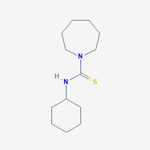 molecular formula C13H24N2S B5747653 N-cyclohexyl-1-azepanecarbothioamide 