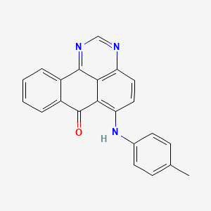 molecular formula C22H15N3O B5747666 6-[(4-methylphenyl)amino]-7H-benzo[e]perimidin-7-one 