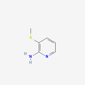 molecular formula C6H8N2S B574771 3-(Methylthio)pyridin-2-amine CAS No. 183610-73-3