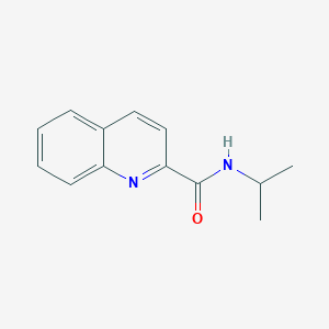 molecular formula C13H14N2O B5747713 N-isopropyl-2-quinolinecarboxamide 