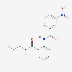 N-isobutyl-2-[(3-nitrobenzoyl)amino]benzamide