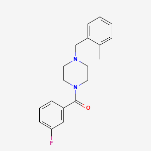 1-(3-fluorobenzoyl)-4-(2-methylbenzyl)piperazine