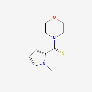 molecular formula C10H14N2OS B5747779 4-[(1-methyl-1H-pyrrol-2-yl)carbonothioyl]morpholine 