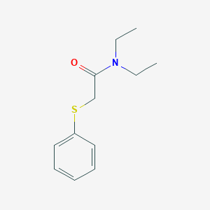 molecular formula C12H17NOS B5747793 N,N-二乙基-2-(苯硫基)乙酰胺 CAS No. 53136-40-6