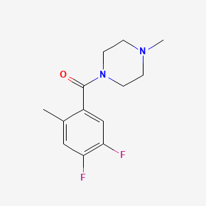 1-(4,5-difluoro-2-methylbenzoyl)-4-methylpiperazine