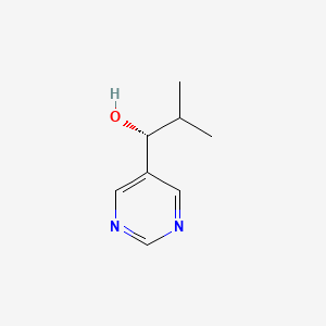 (R)-2-Methyl-1-(pyrimidin-5-yl)propan-1-ol