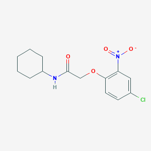 2-(4-chloro-2-nitrophenoxy)-N-cyclohexylacetamide