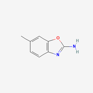 molecular formula C8H8N2O B574785 6-Methyl-1,3-benzoxazol-2-amine CAS No. 188063-14-1