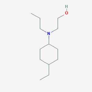 molecular formula C13H27NO B5747868 2-[(4-ethylcyclohexyl)(propyl)amino]ethanol 