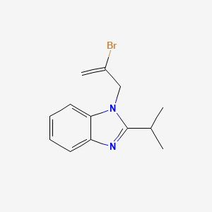 molecular formula C13H15BrN2 B5747874 1-(2-bromo-2-propen-1-yl)-2-isopropyl-1H-benzimidazole 