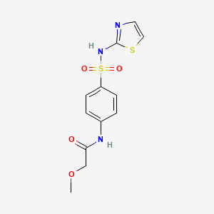 2-methoxy-N-{4-[(1,3-thiazol-2-ylamino)sulfonyl]phenyl}acetamide