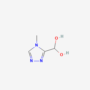 (4-Methyl-4H-1,2,4-triazol-3-yl)methanediol