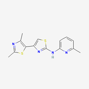 2',4'-dimethyl-N-(6-methyl-2-pyridinyl)-4,5'-bi-1,3-thiazol-2-amine