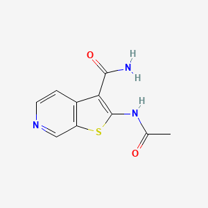 2-Acetamidothieno[2,3-c]pyridine-3-carboxamide