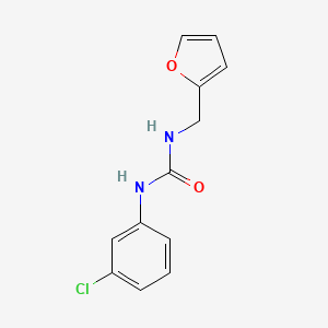 molecular formula C12H11ClN2O2 B5748109 N-(3-chlorophenyl)-N'-(2-furylmethyl)urea CAS No. 541530-15-8