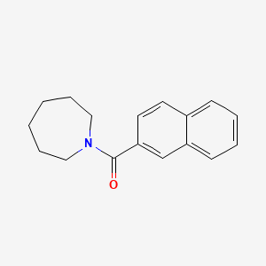 molecular formula C17H19NO B5748167 1-(2-naphthoyl)azepane 