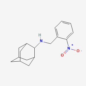 molecular formula C17H22N2O2 B5748201 2-adamantyl(2-nitrobenzyl)amine CAS No. 355382-77-3