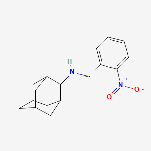 molecular formula C17H22N2O2 B5748201 2-金刚烷基(2-硝基苄基)胺 CAS No. 355382-77-3