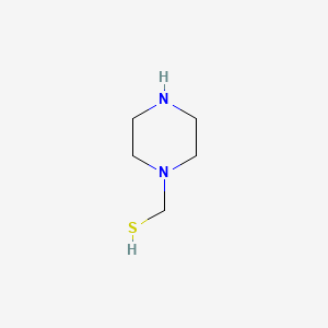 molecular formula C5H12N2S B574821 (Piperazin-1-yl)methanethiol CAS No. 162402-70-2