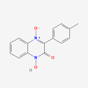 molecular formula C15H12N2O3 B5748256 1-hydroxy-3-(4-methylphenyl)-2(1H)-quinoxalinone 4-oxide 