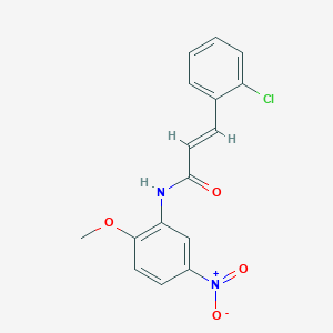 3-(2-chlorophenyl)-N-(2-methoxy-5-nitrophenyl)acrylamide