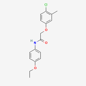 2-(4-chloro-3-methylphenoxy)-N-(4-ethoxyphenyl)acetamide