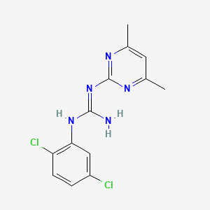 N-(2,5-dichlorophenyl)-N'-(4,6-dimethyl-2-pyrimidinyl)guanidine